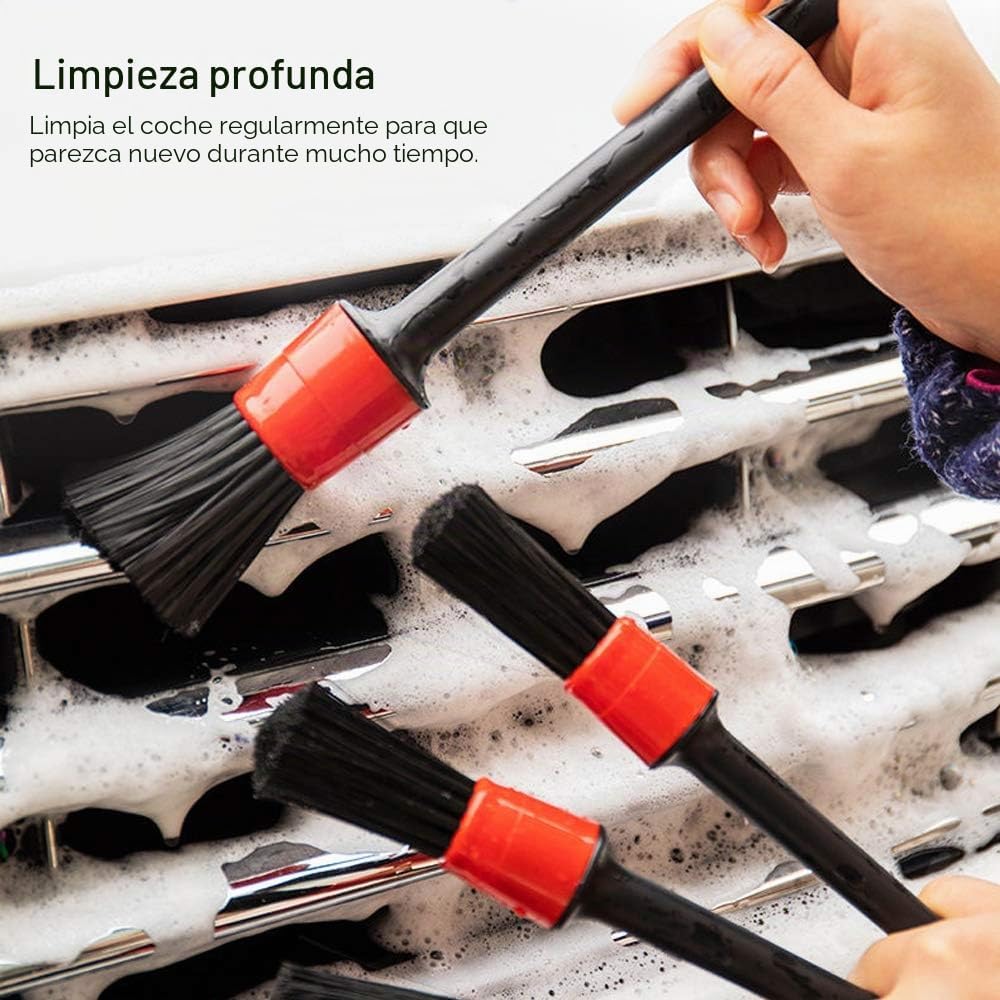 Juego de cepillos de limpieza profesional para tu vehículo